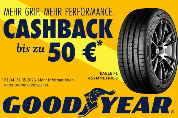 MEHR GRIP. MEHR PERFORMANCE. CASHBACK bis zu 50 €*